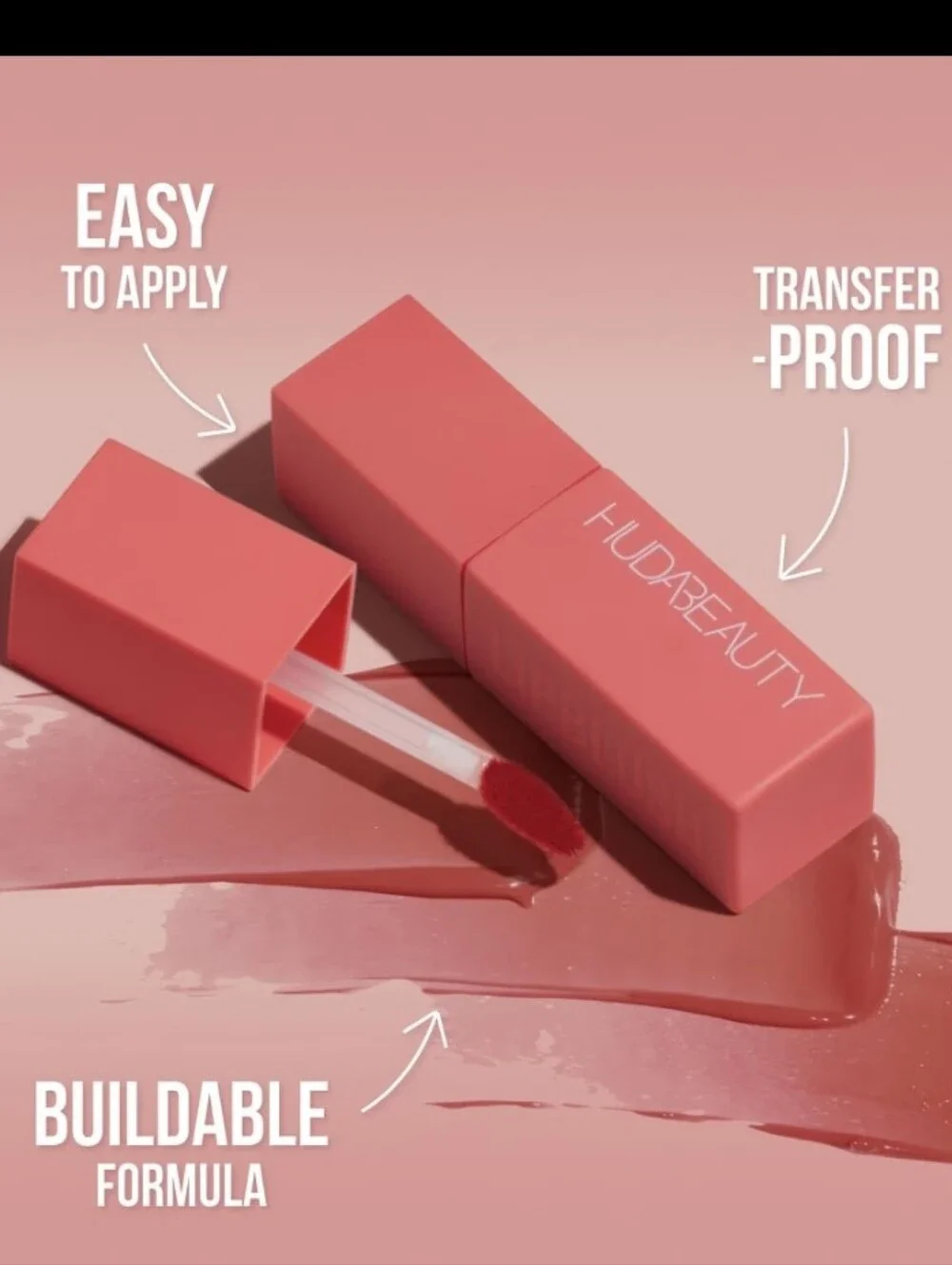 HUDA BEAUTY color coral